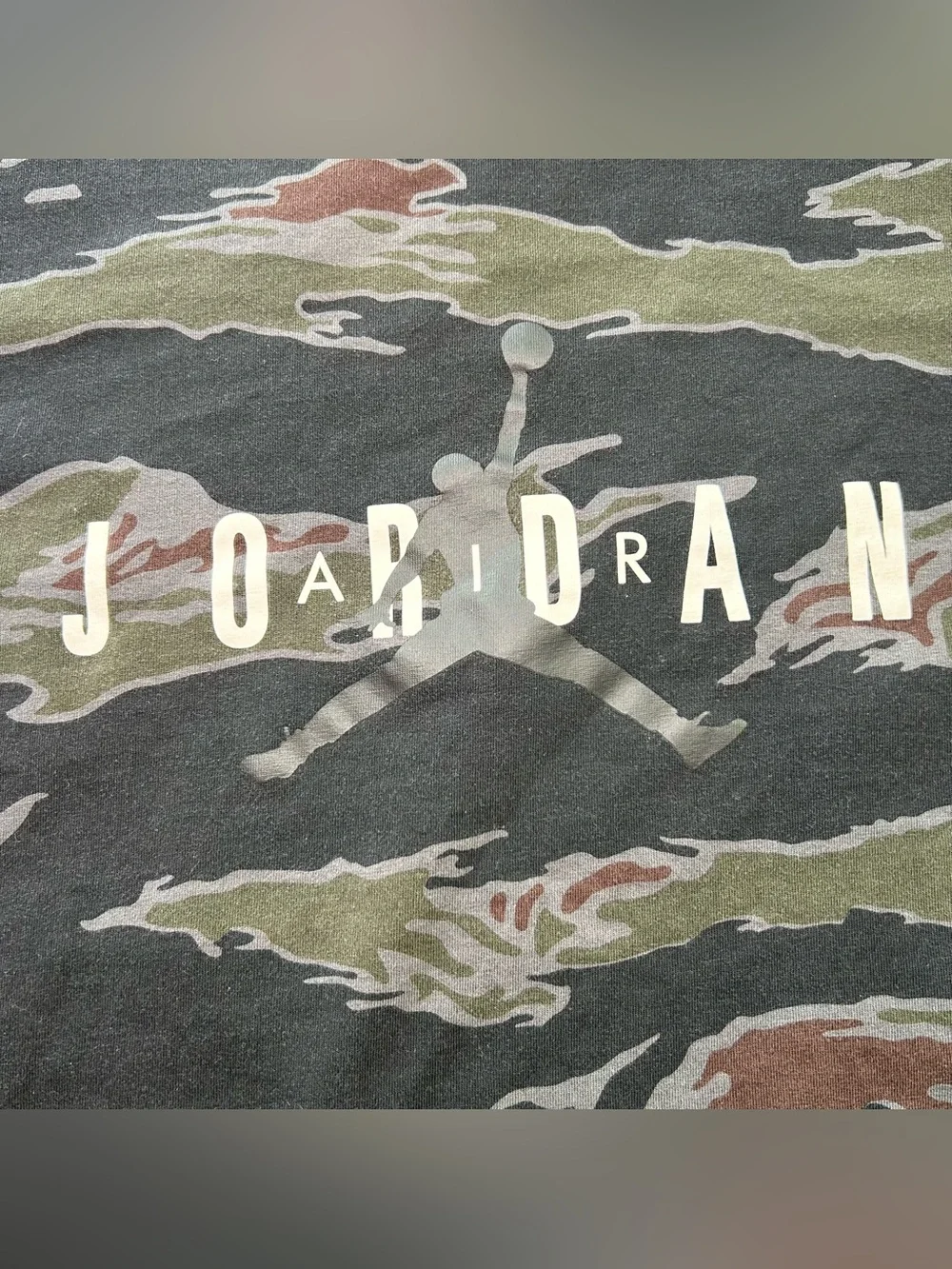 Jordan Sportswear Tech Men's 3XL Graphic Long-Sleeve T-Shirt Camo Jumpman #23